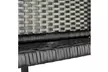 3 PCS Outdoor Patio Rocking Furniture Chairs Set with Glass Coffee Table  - Second Medium