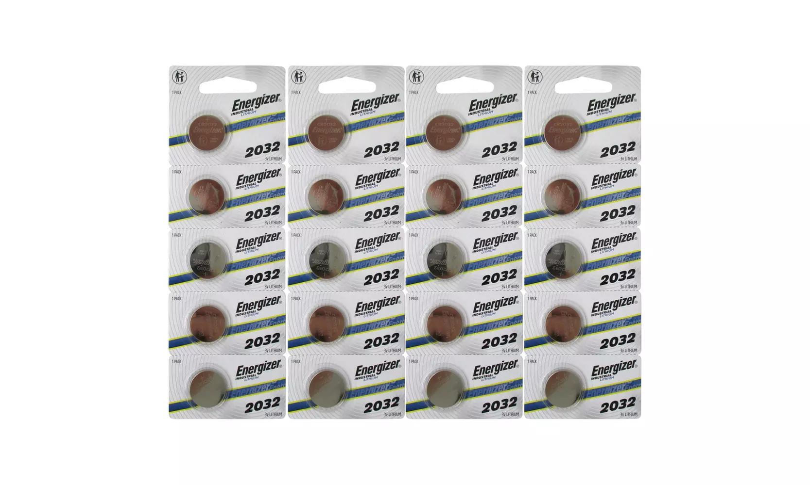 Energizer Lithium 3v CR2032 Batteries 240 mAh - 10, 20, 50 or 100 Pack