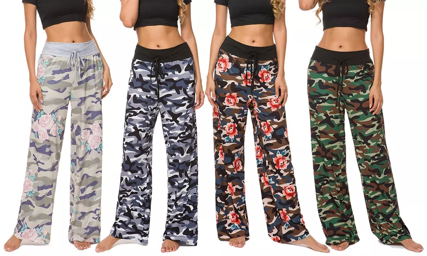 Lilly Posh Women's Camouflage and Floral Camouflage Pants  - Primary Image