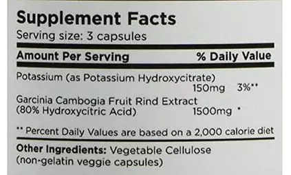 BioGanix HCA Pure Garcinia Cambogia Extract Proven Weight Loss Supplement - Primary Image