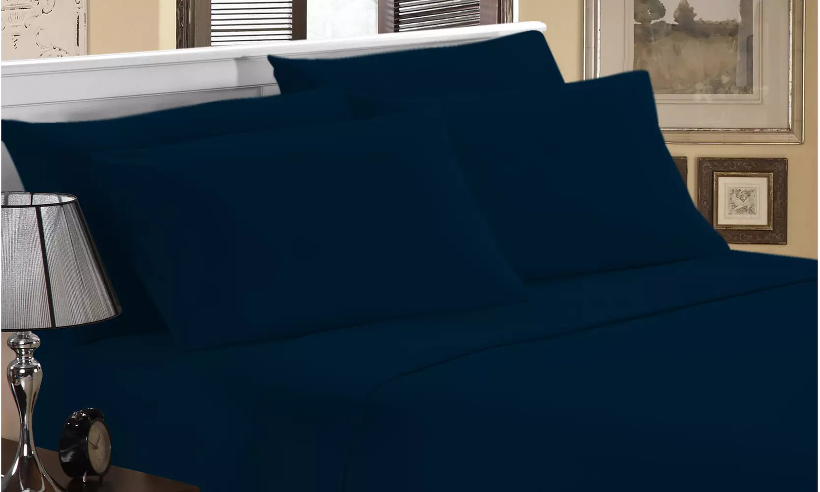 Luxury Home 1800 Series Super Soft Bamboo-Blend Sheet Set (6-Piece)