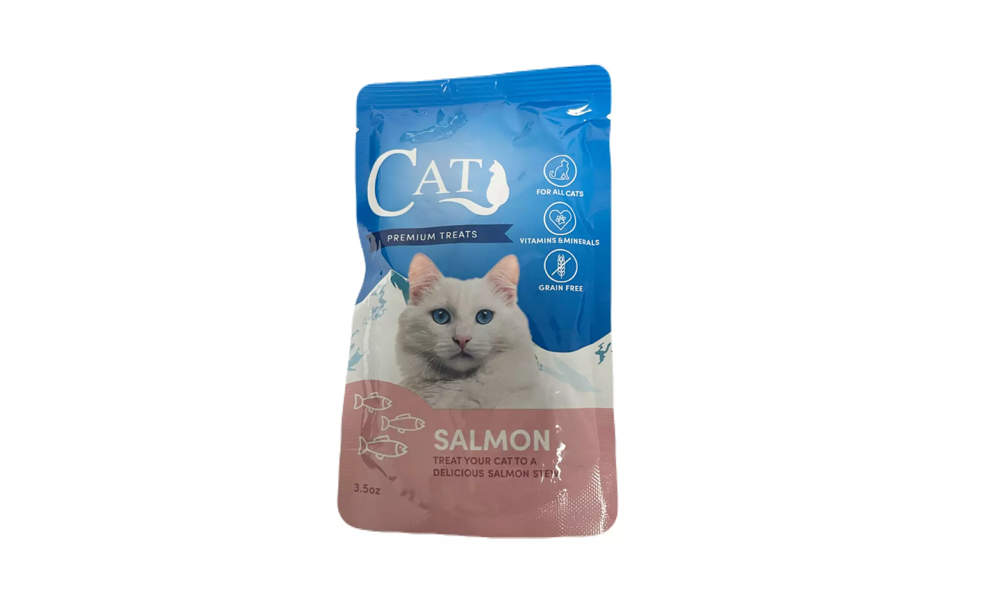 Cat by Scoochie Gravy/Stew 3.5 Ounce Pouch - Chicken or Salmon - 8 Pack
