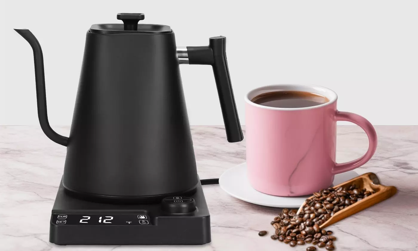 NewHome 1200W Electric Gooseneck Water Kettle with Precise Temperature Control  - Primary Image