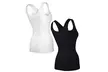 Women's Seamless Scoop Tank Top Body Shaping 2 or 4 Pack Sizes S-3X - Second Medium