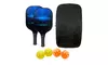 Zummy Pickleball Set, 2 Paddles with 4 Pickleballs and Drawstring Bag