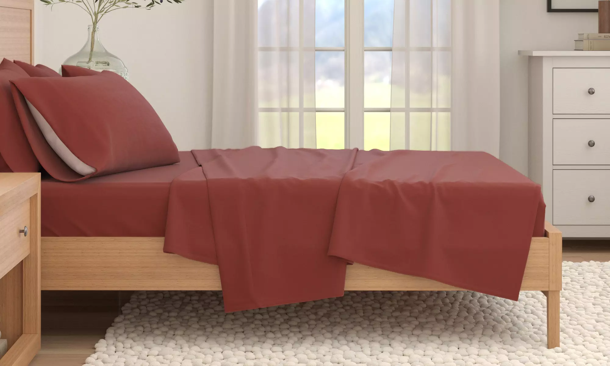 FreshFolds Premium Turkish Cotton Flannel Sheet Set