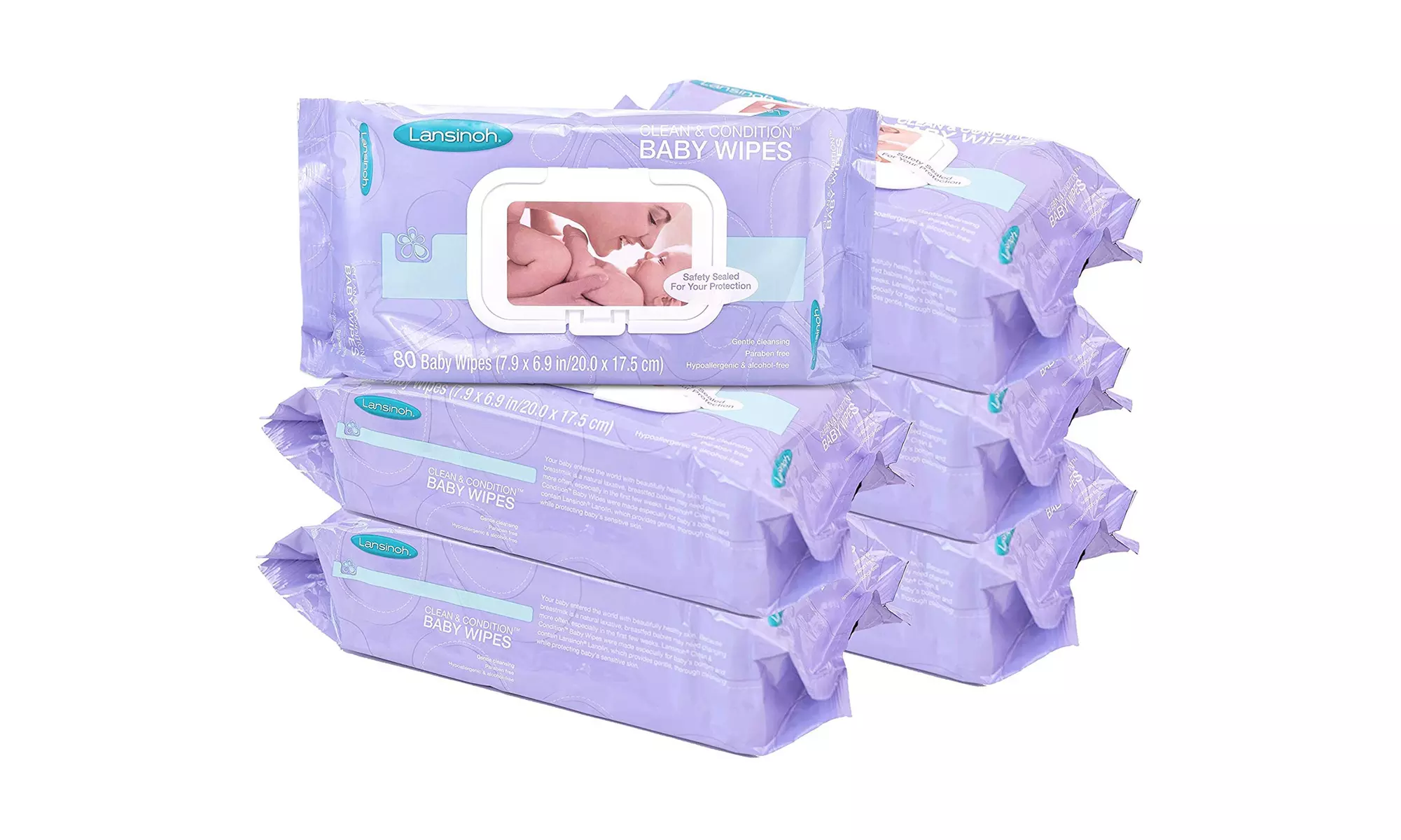 Lansinoh Baby Wipes with Lanolin, 480 Count, Soothing Wipest - Second Medium