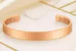 Copper Magnetic Therapy Bracelet - Durable Copper Healing Energy Band - Second Medium