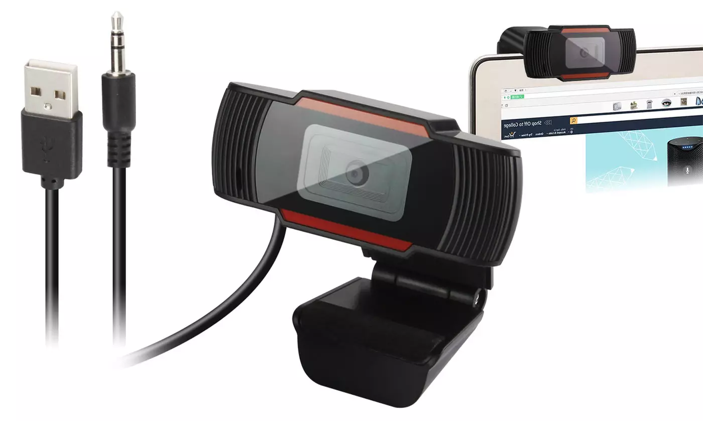 PC Computer Rotatable USB 2.0 HD Camera Webcam - Primary Image