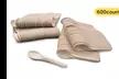 Compostable Renewable Fiber Spoons PFAS, Bleach Free, BPI Certified - Second Medium