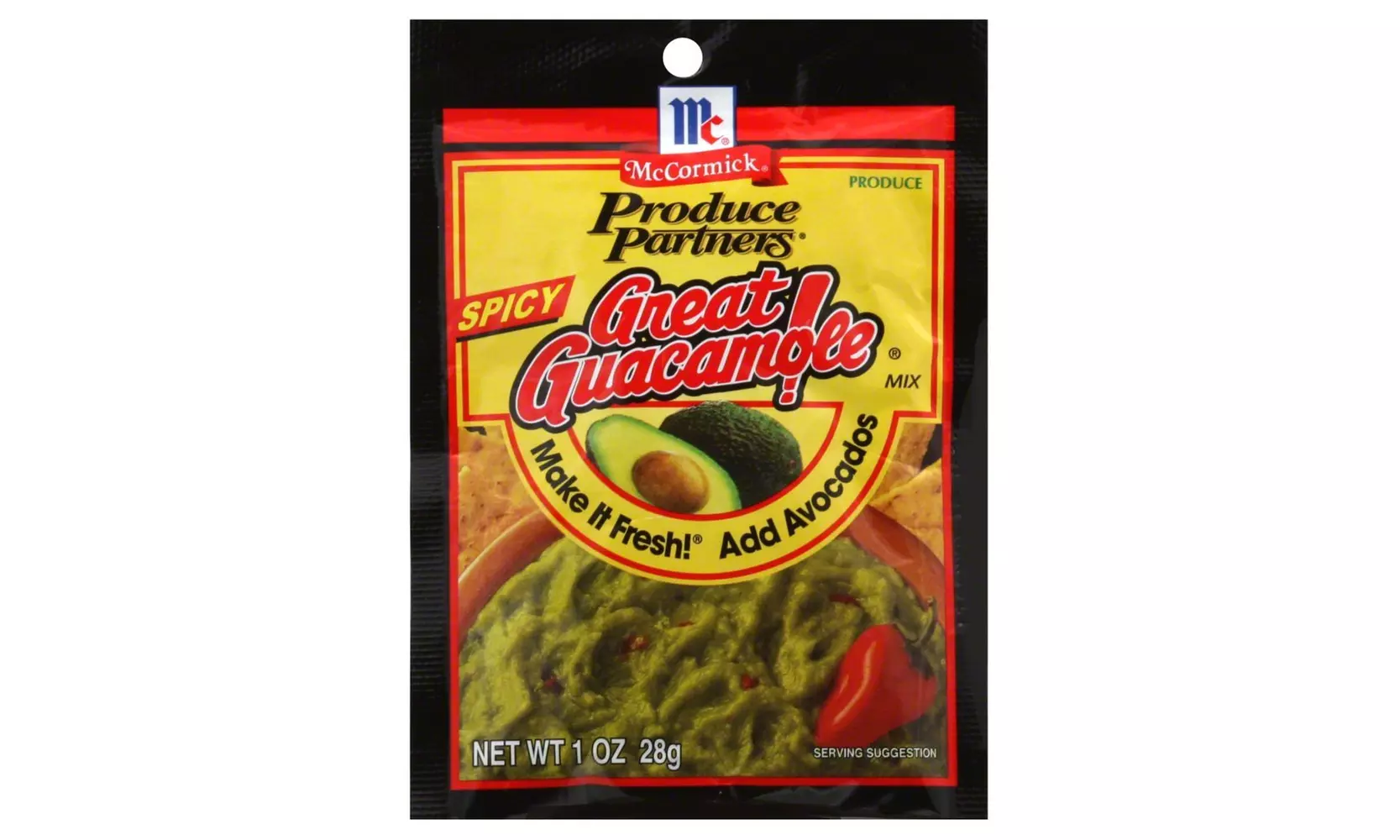 Produce Partners Mix Seasoning Guacamole Mild-1 Oz -Pack Of 12 - Primary Image