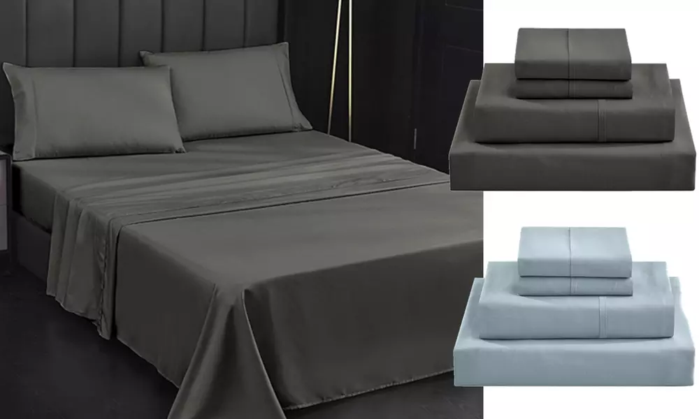 Sheet Set - Breathable & Cooling Sheets - Extra Soft - Easy Fit - 4 Piece Set - Primary Image
