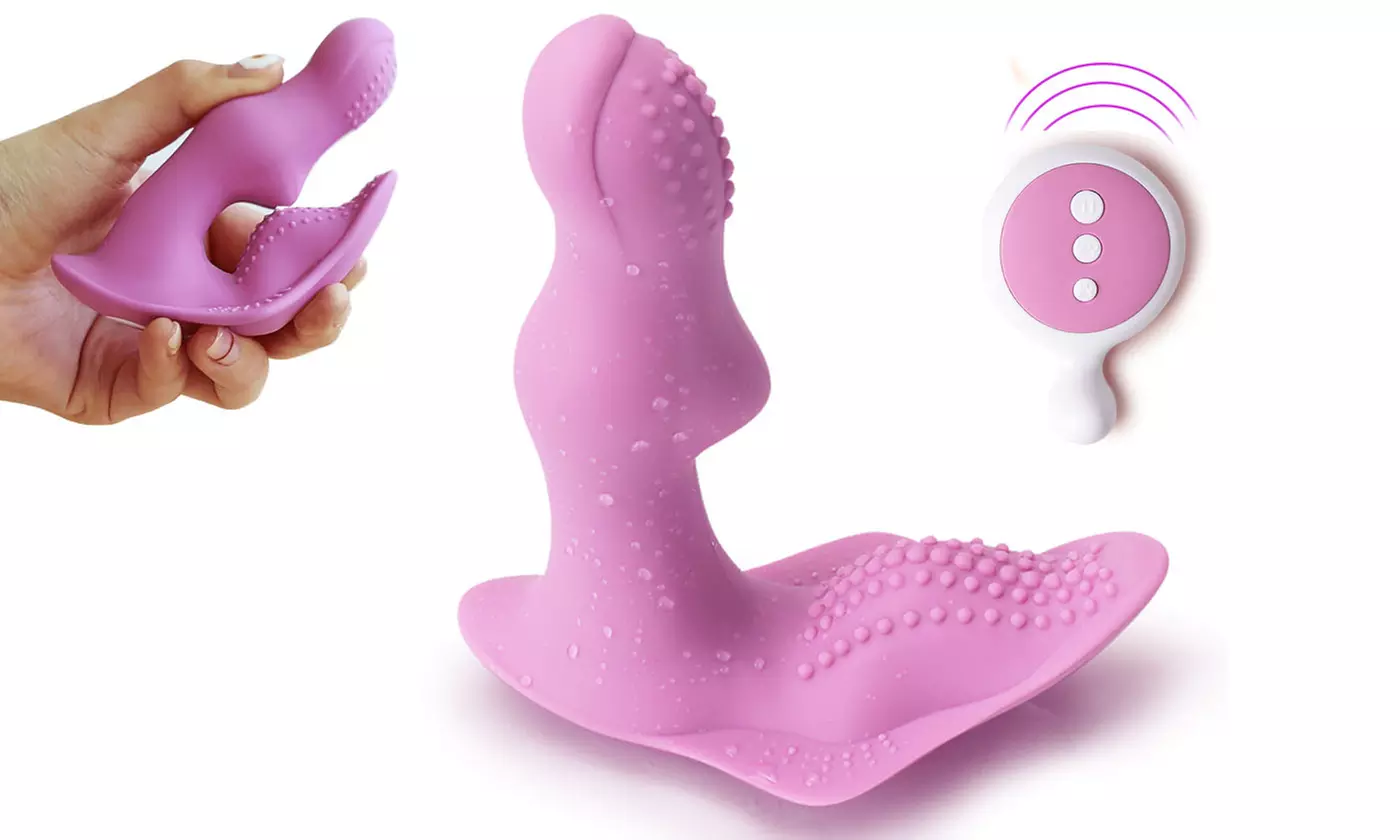 Remote Control Powerful Wearable G Spot Butterfly Stimulator Vibrator  - Primary Image