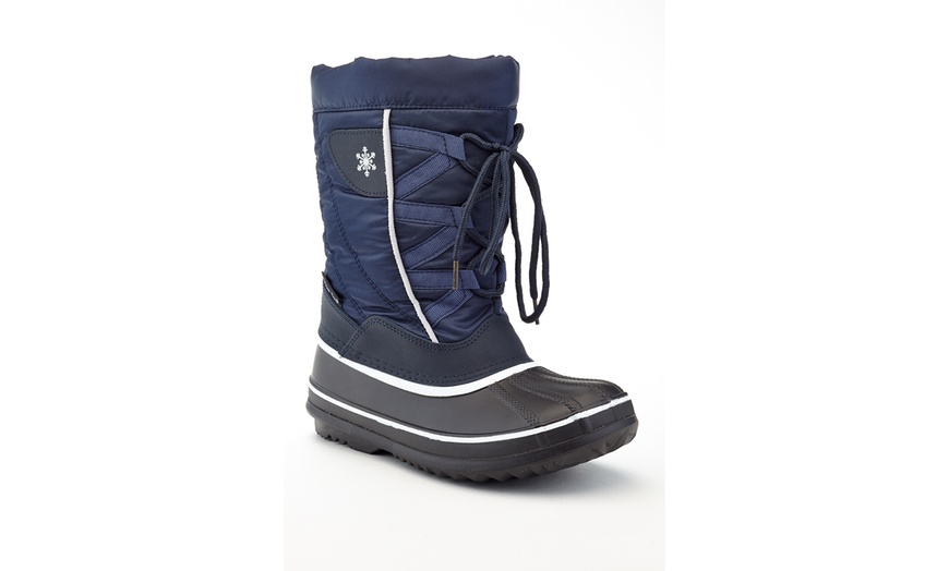 women's pull on waterproof snow boots