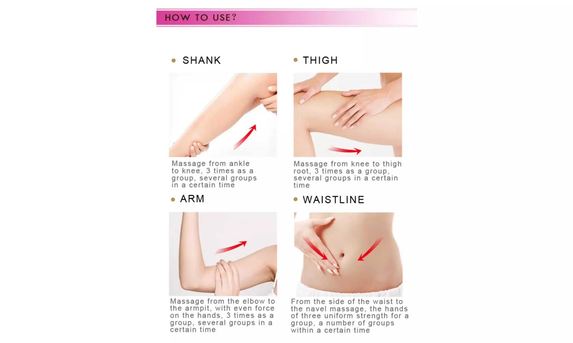 Massage Cream Hot Anti Cellulite Slimming Weight Loss Cream & Massage Brush