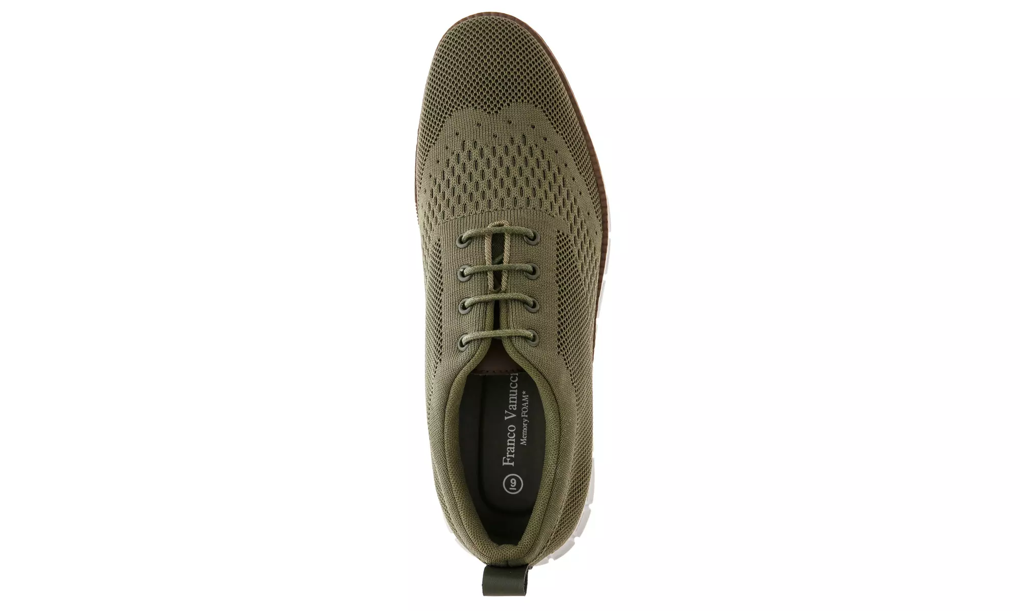 Franco Vanucci Men's Lace-up Knit Oxford Shoes