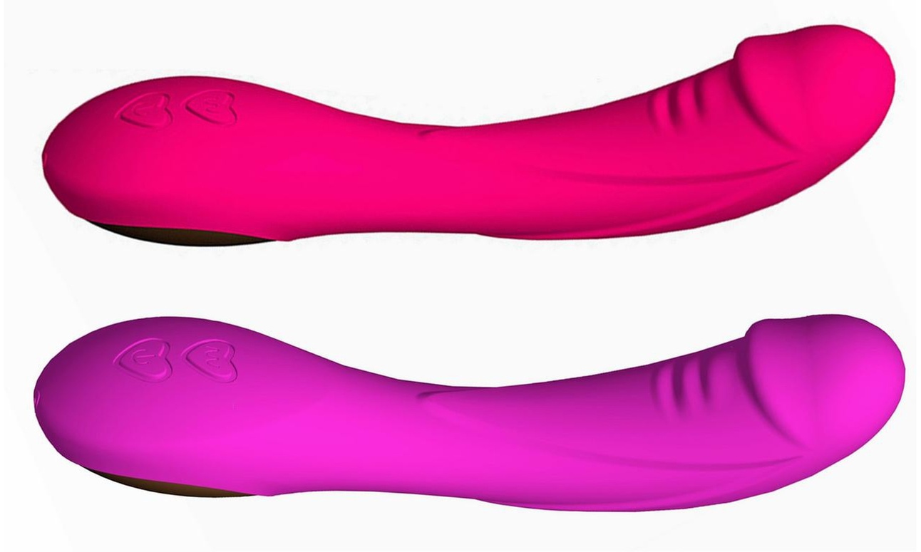 12 Speeds G Spot Vibrator Rechargeable Strong Vibrating Dildo Wand Massager