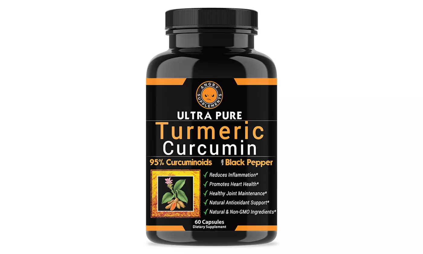 Angry Supplements Apple Cider Vinegar with Gymnema and Turmeric (4-Pack)
