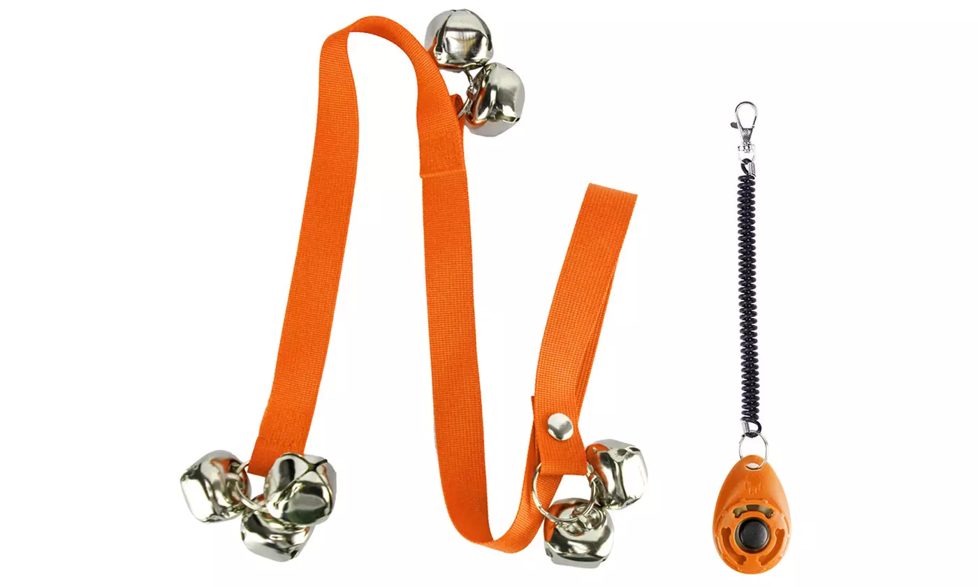 Dog Bells Strap Training Doorbells Puppy Bells Clicker for Potty Housebreaking - Second Medium