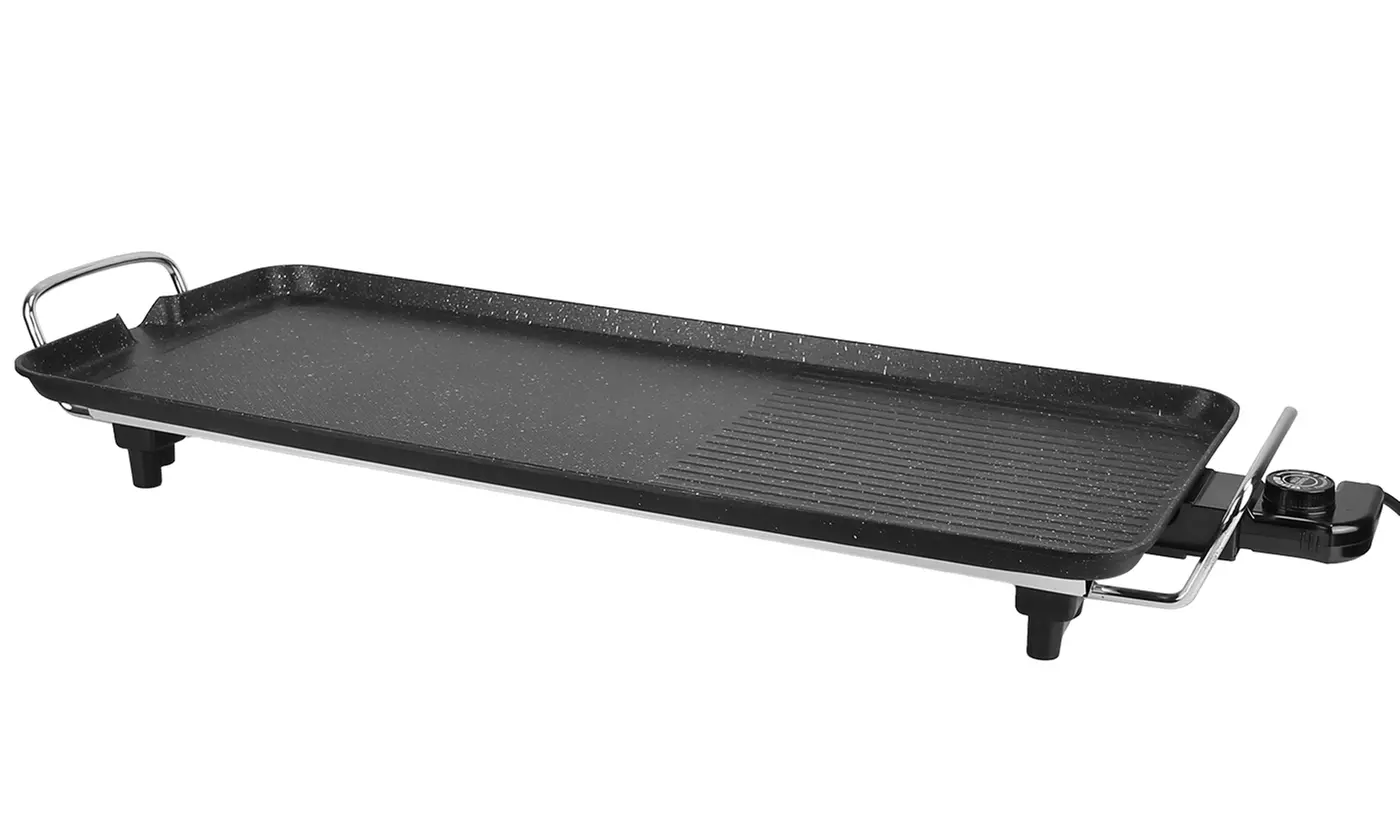 NewHome 1500W Electric Non-Stick BBQ Grill & Tabletop Griddle