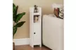 Costway Bathroom Storage Cabinet with Adjustable Shelf 1 Door & 2 Open Shelves - Second Medium