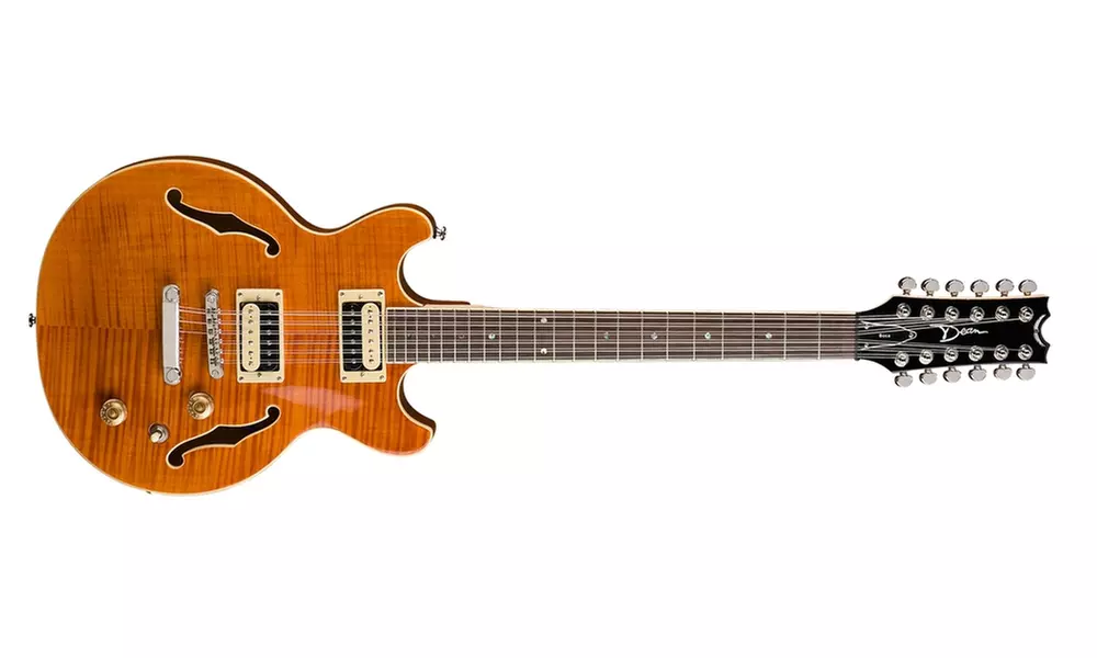 Dean Boca 12 String Electric Guitar - Trans Amber - Primary Image