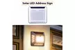 Solar LED House Address Sign with Custom Numbers - Second Medium