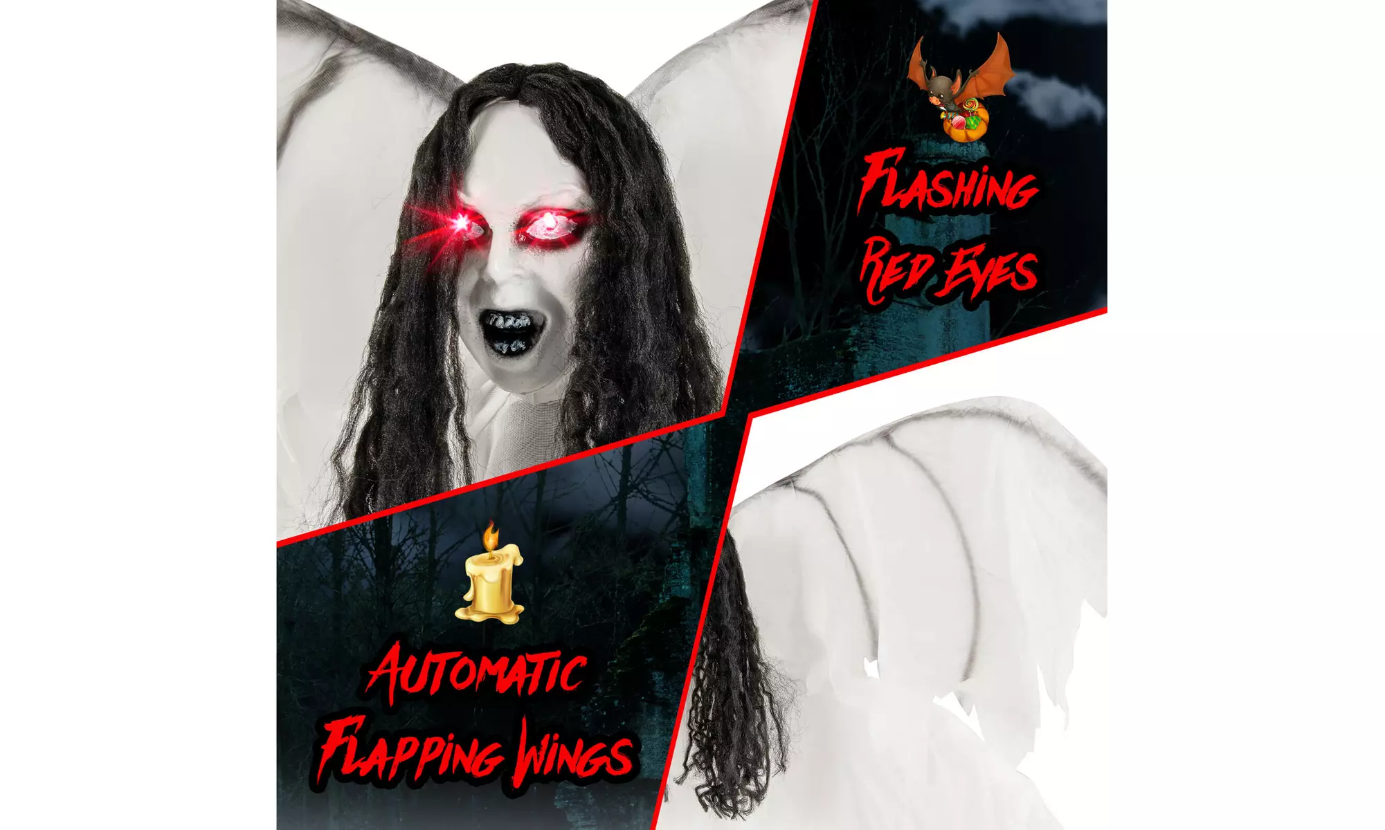 Animated Halloween Decorations: Bring Your Yard to Life by Costway