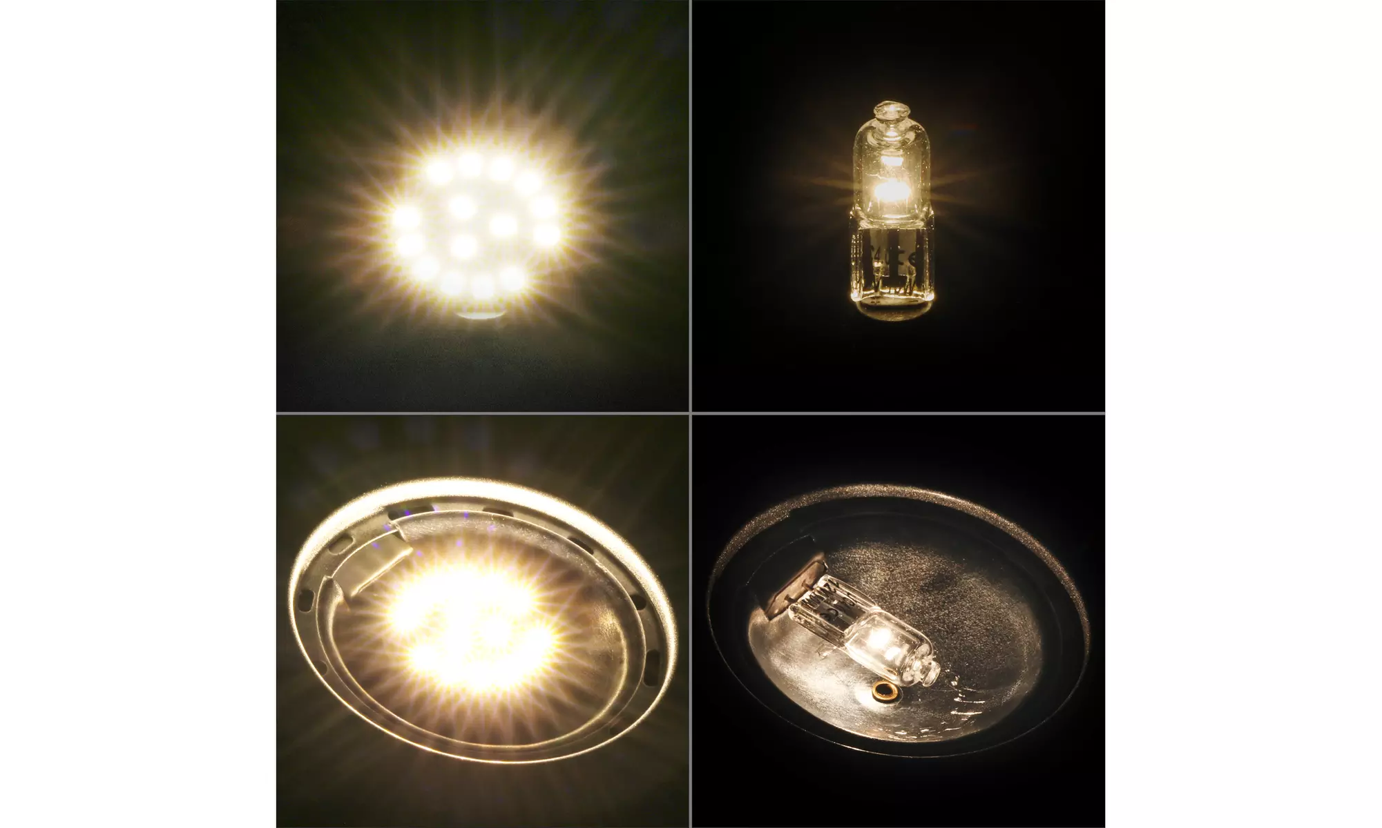Kohree RV G4 LED Bulb 12V AC/DC Bi-Pin Base Puck Light Bulb Warm White 4 Pack - Second Medium
