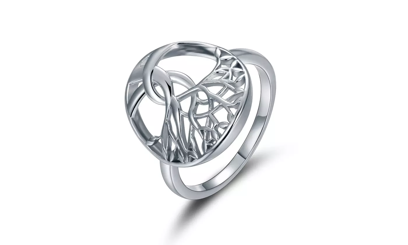 Women's Tree Of Life Ring By Euphir - Primary Image