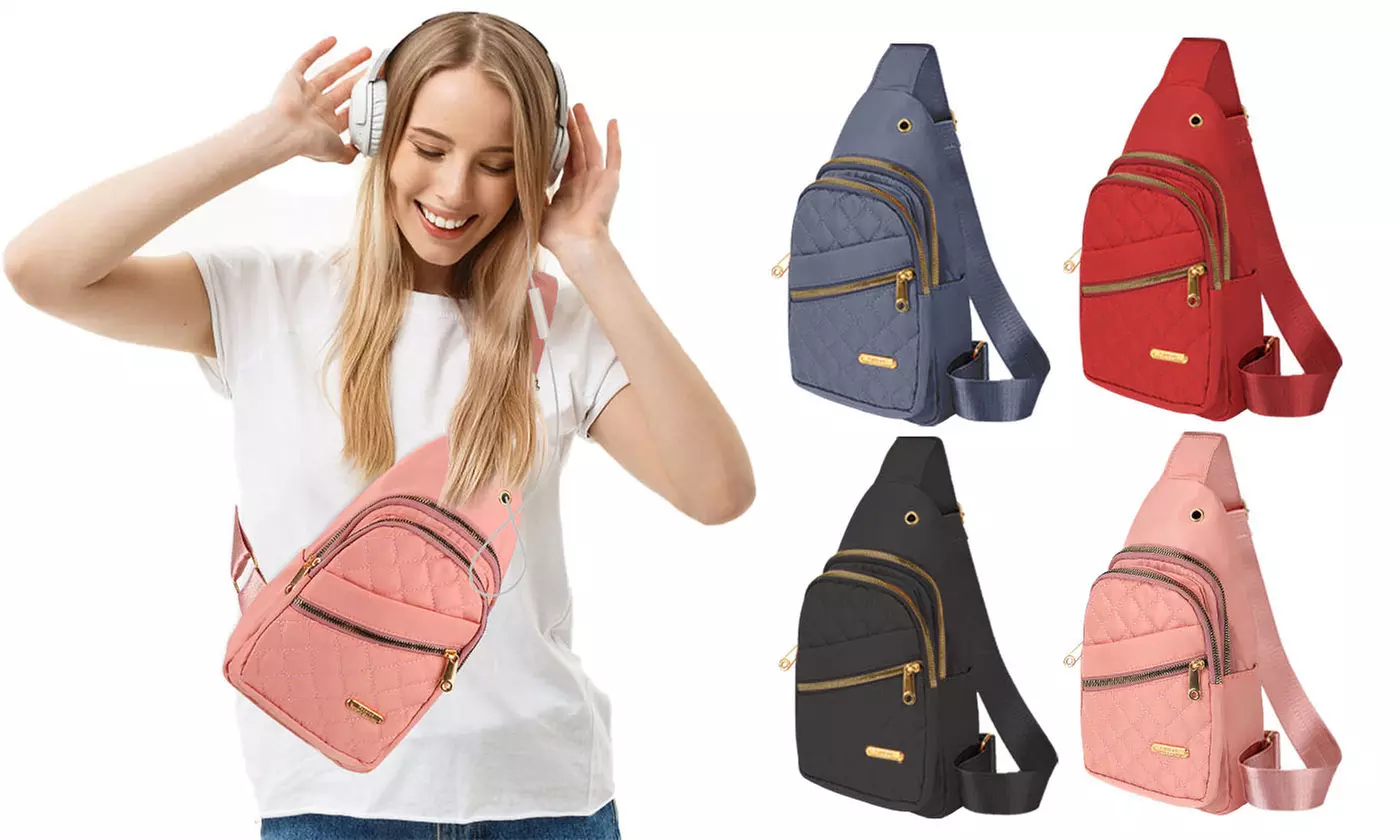 Crossbody Small Sling Backpack Chest Bag Daypack for Travel Sport Running Hiking