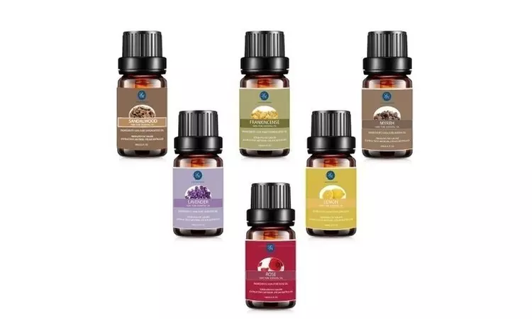 Lagunamoon Anti-Aging  Essential Oil Kit  Blend Frankincense Sandalwood Lavender - Primary Image