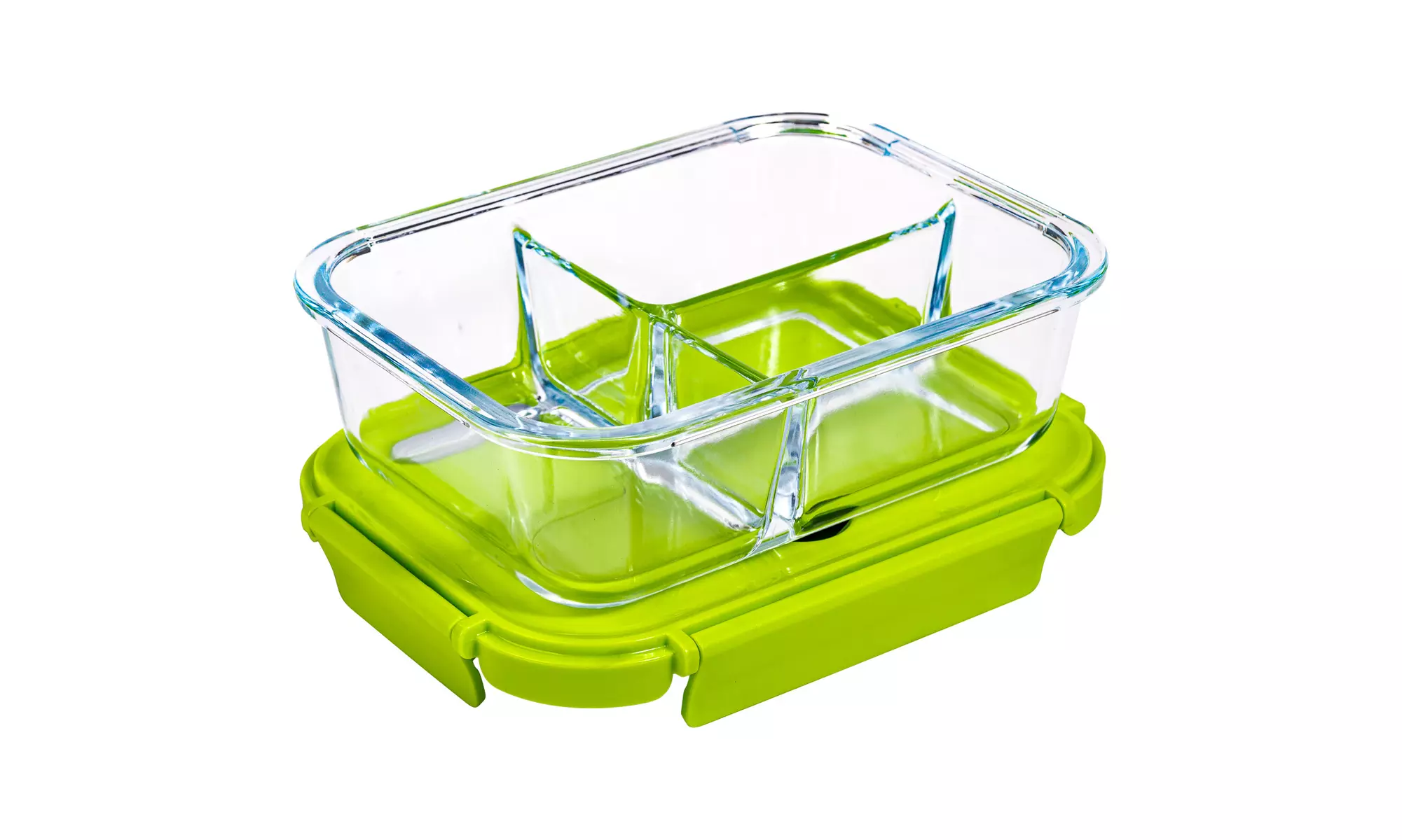 Borosilicate Glass Meal Prep Containers with Snap Locking Lids (1-3or 5 Pack)