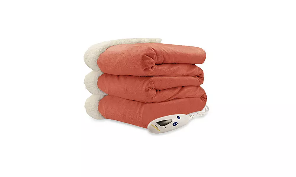 Biddeford Pure Warmth Reversible Mink Sherpa Electric Throws - Primary Image