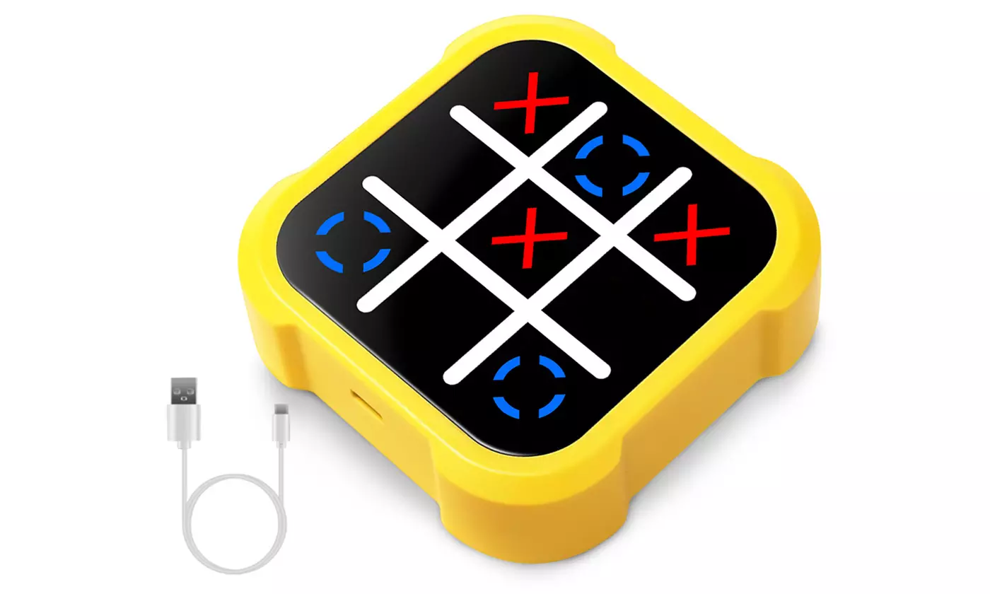 iMounTEK 3-in-1 Electronic Tic Tac Toe Memory Flash Whack-A-Mole Travel Game