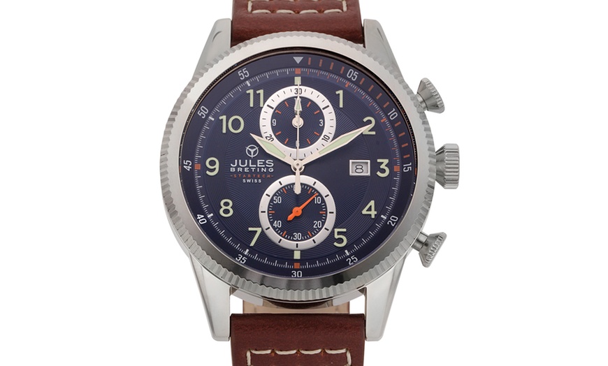 Jules breting geidi prime men's swiss chronograph outlet watch