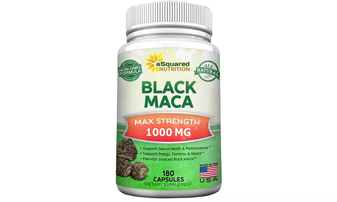 Pure Black Maca Root - 180 Capsules - Primary Image