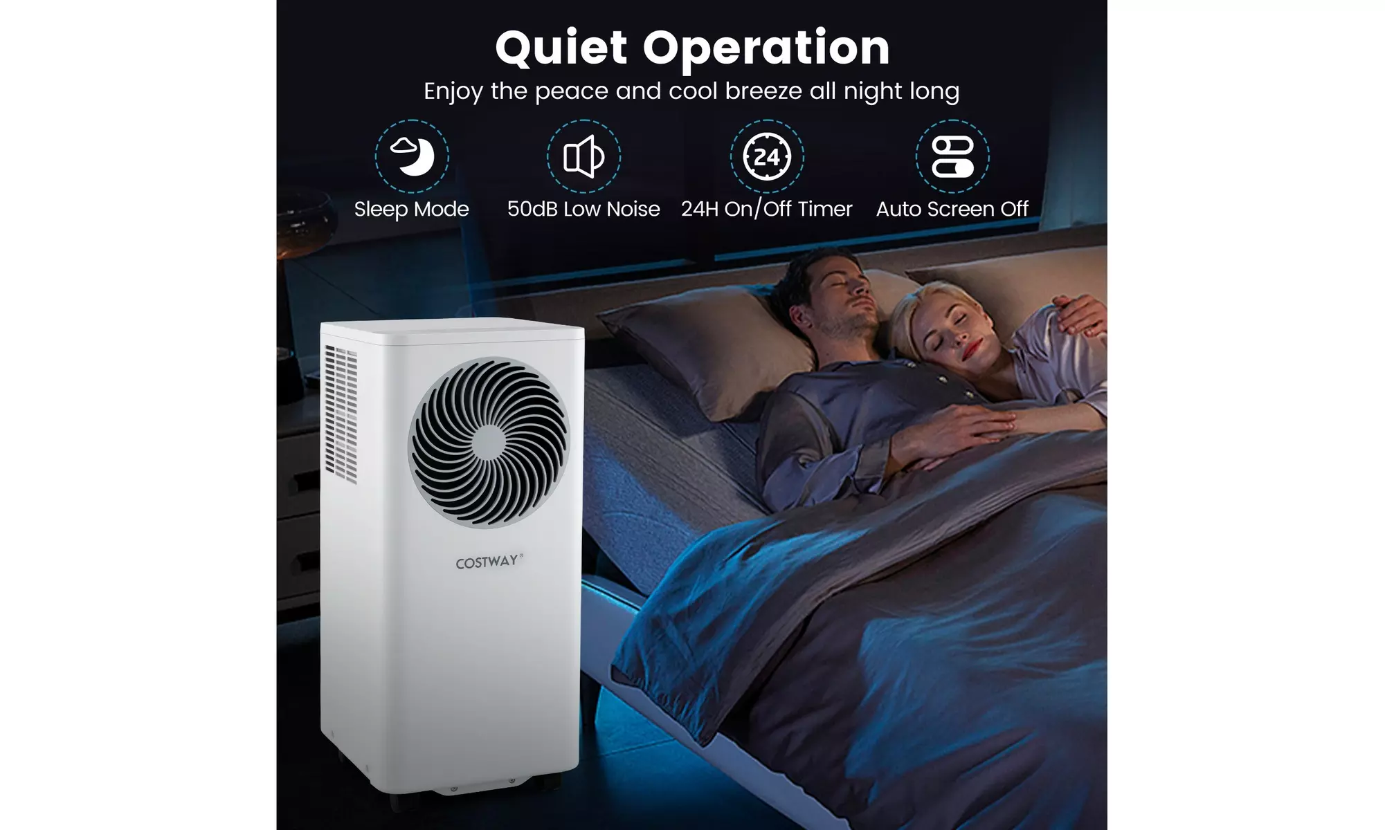 Costway Portable AC Unit with Fan & Dehumidifier