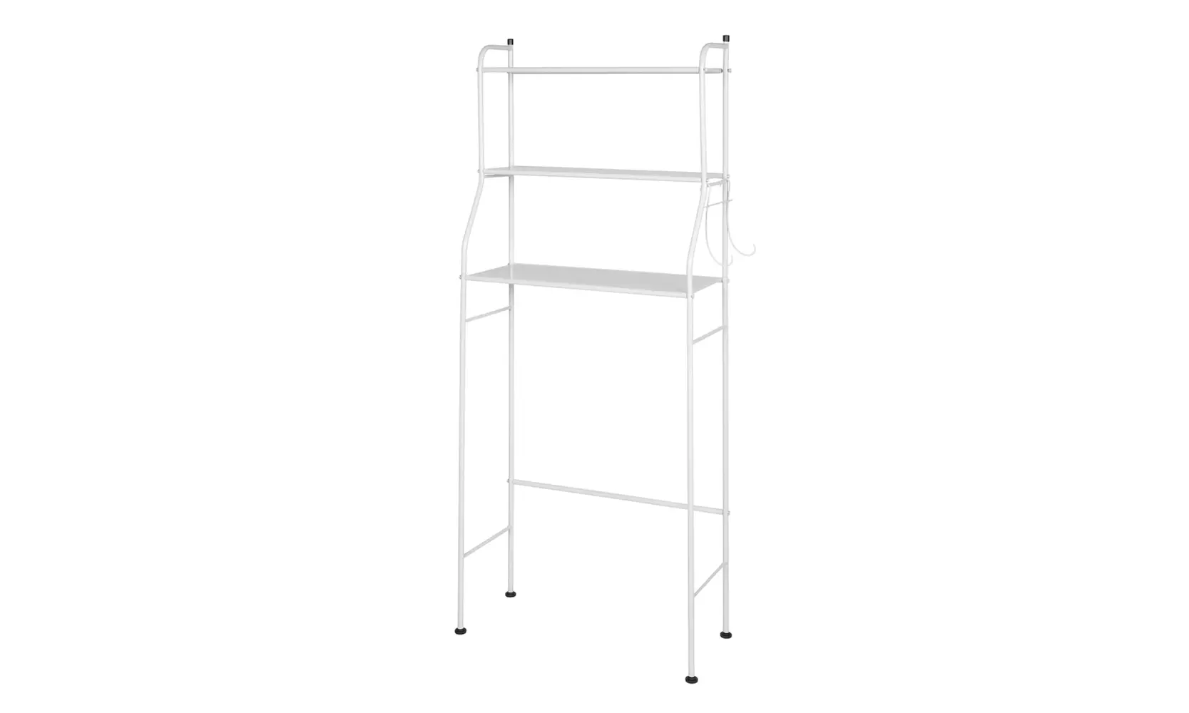 3-Tier The Toilet Bathroom Rack White - Primary Image