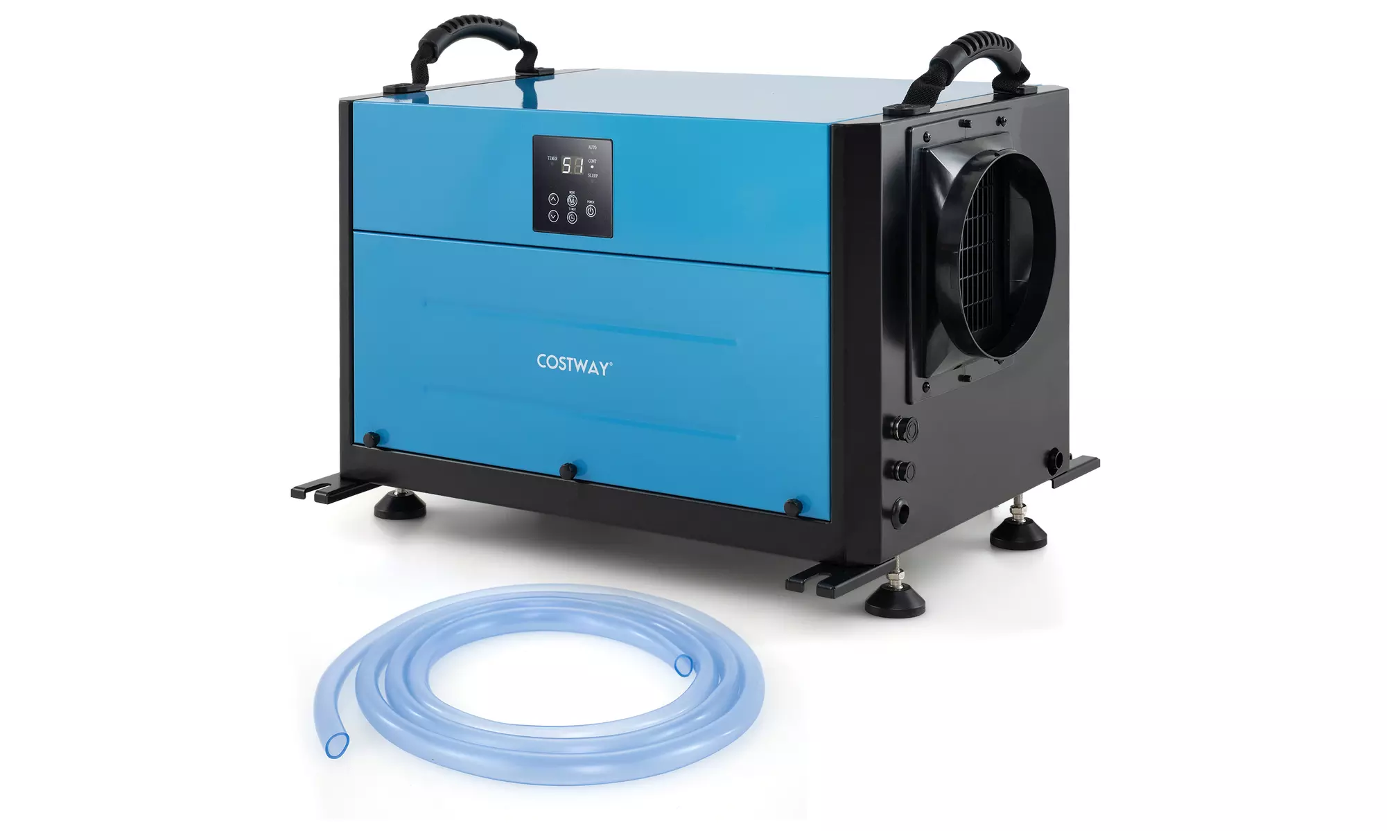 Costway Crawl Space Dehumidifier Commercial Dehumidifier w/ 3 Modes & 24H Timer