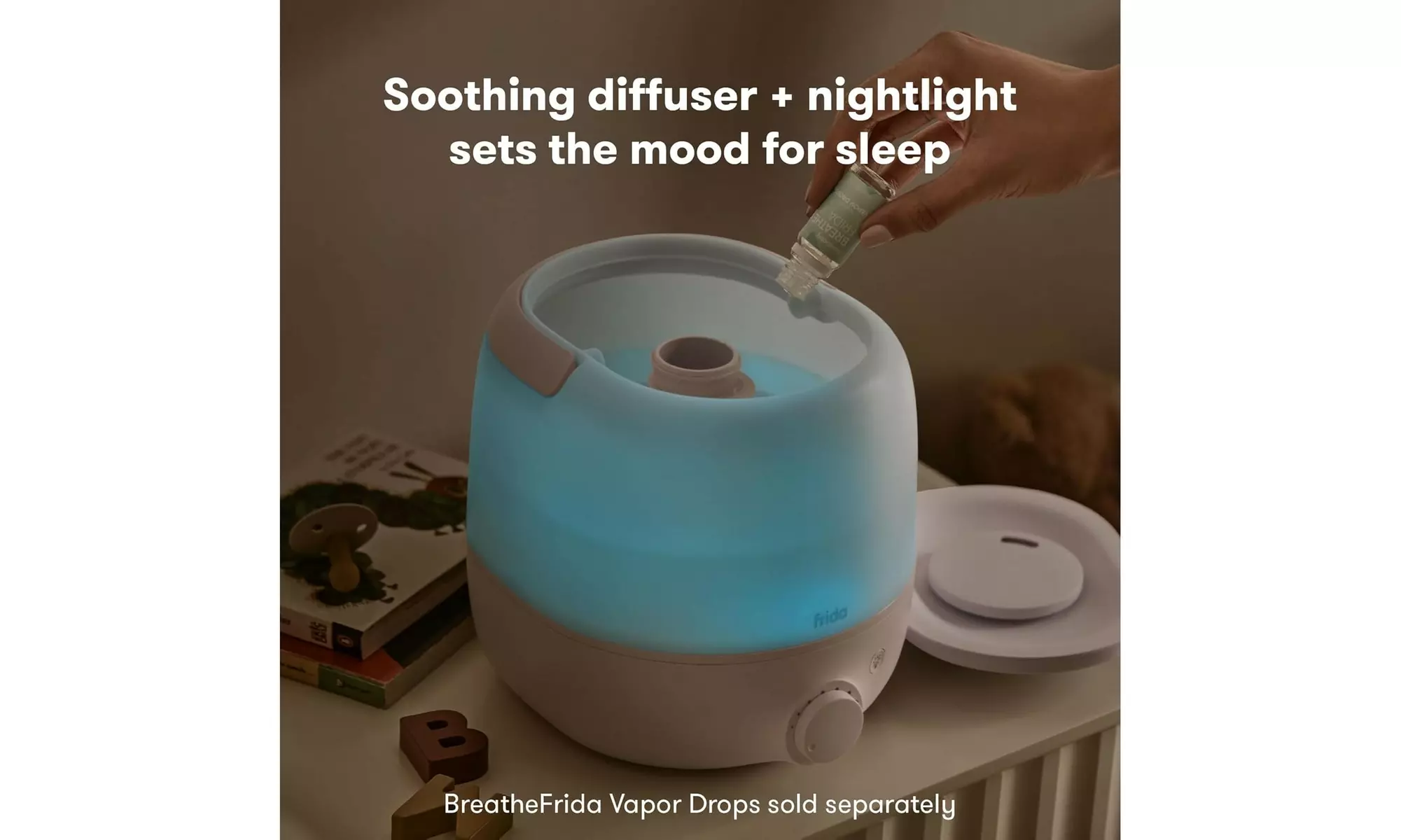 Frida Baby 3-in-1 Humidifier with Diffuser and Color Night Light