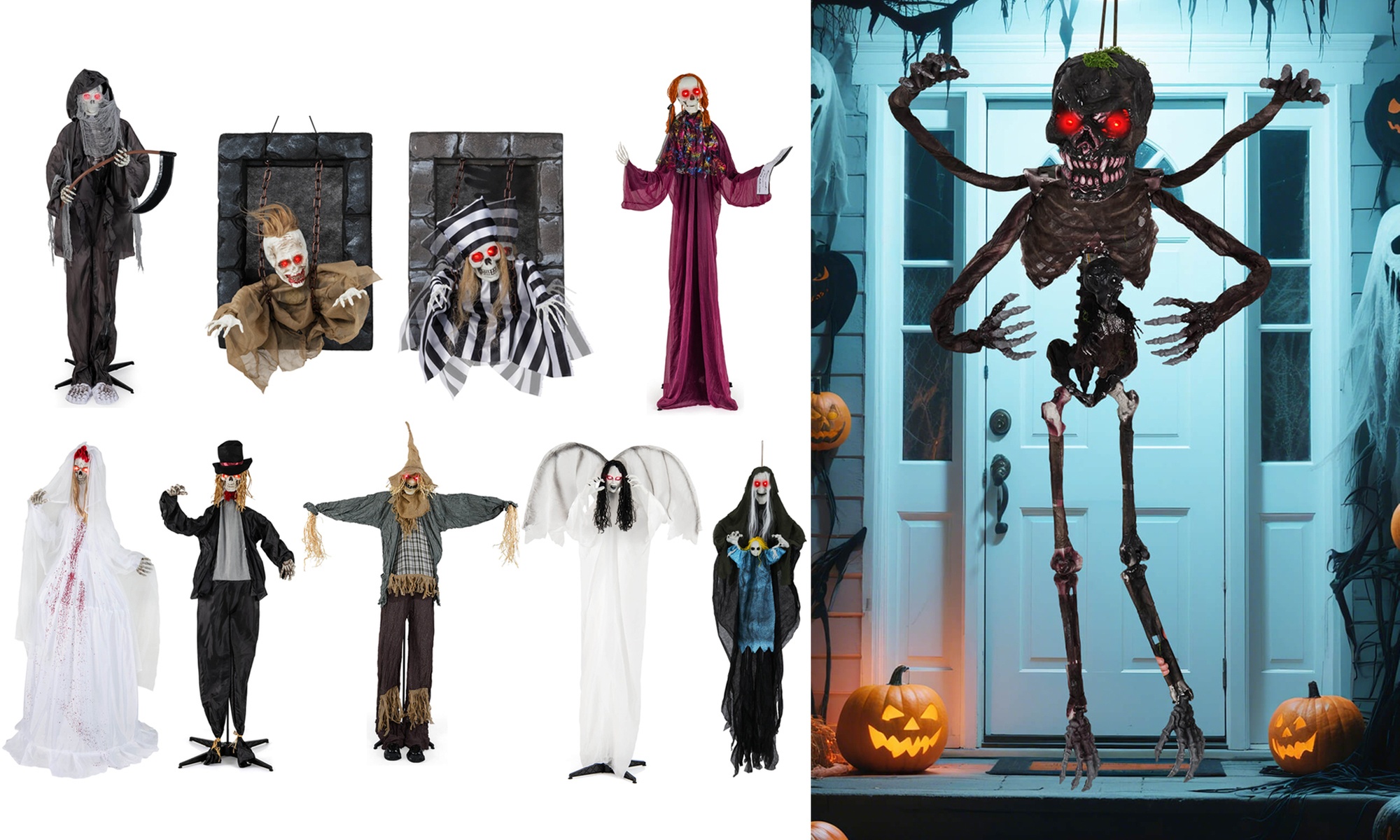 Animated Halloween Decorations: Bring Your Yard to Life by Costway