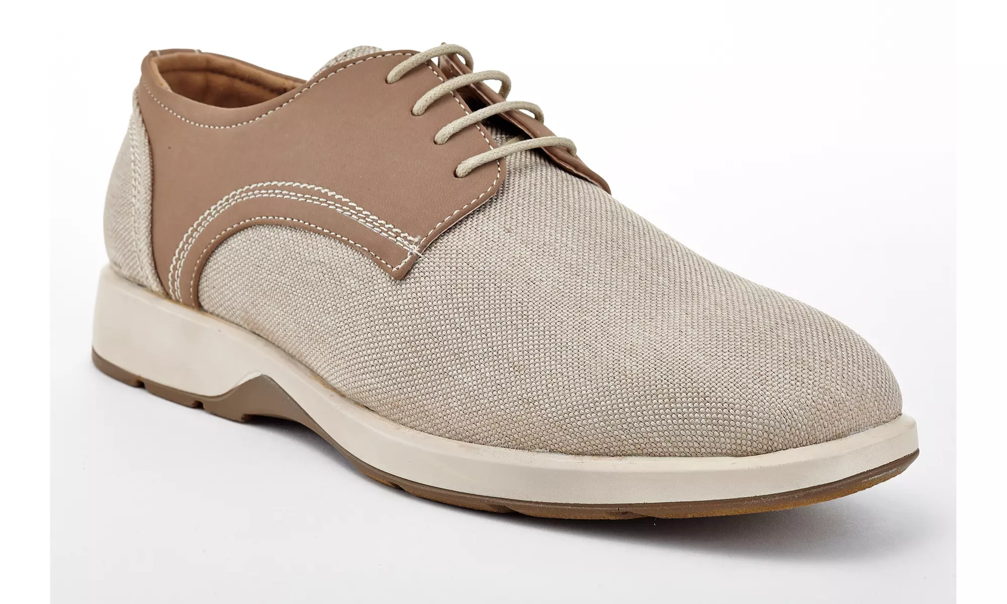 Franco Vanucci Men's Canvas Oxford Shoes