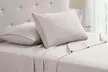 Bamboo 4-Piece 1800 Thread Count luxurious Ultra-soft Waffle Hem Sheet Set - Second Medium