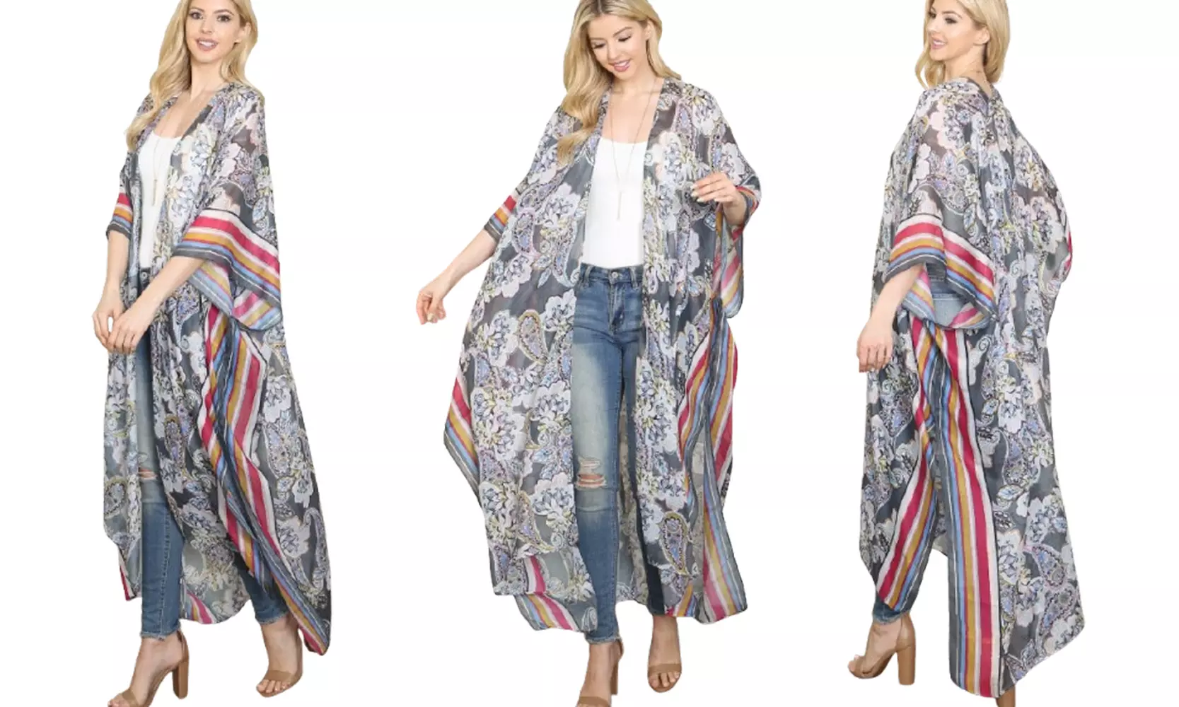 Women's Spring and Summer Kimono and Vest Collection 
