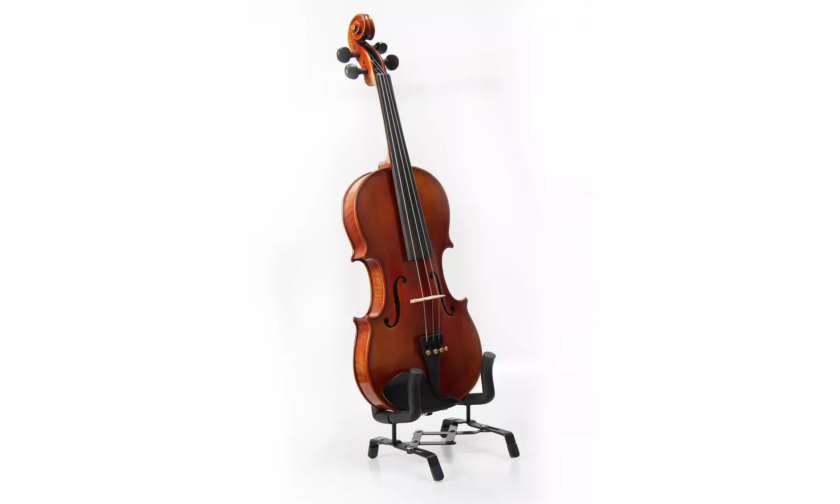 Glarry Stretching Instrument Stand for Ukuleles & Violins Black - Primary Image