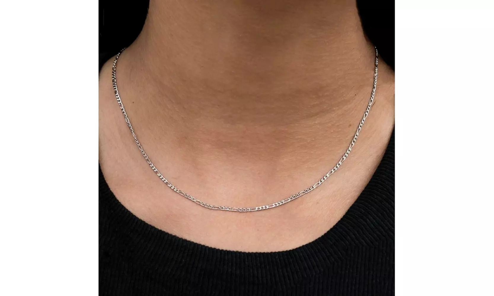 Chain Necklaces 16"-30": Diamond Cut Rope, Snake, Figaro, or Mariner