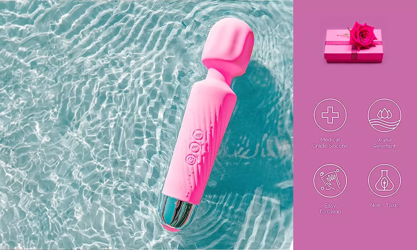 Ultimate Pleasure:10-Speed Wand Massager & Clitoris Stimulating Vibrator Sex Toy