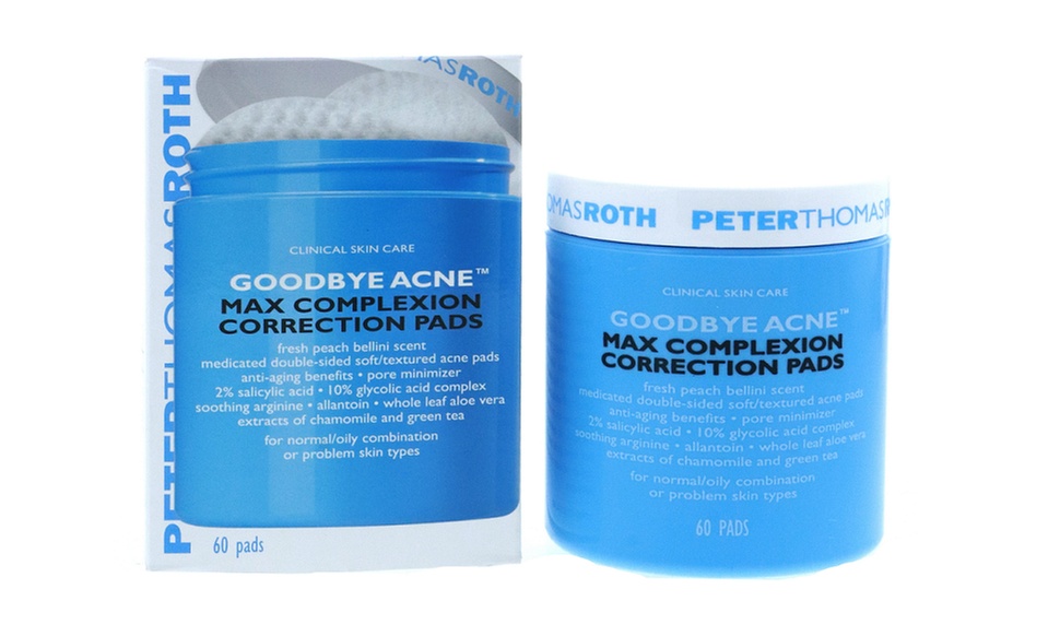 Peter Thomas Roth Goodbye Acne Max Complexion Correction Pads, 60 Pads