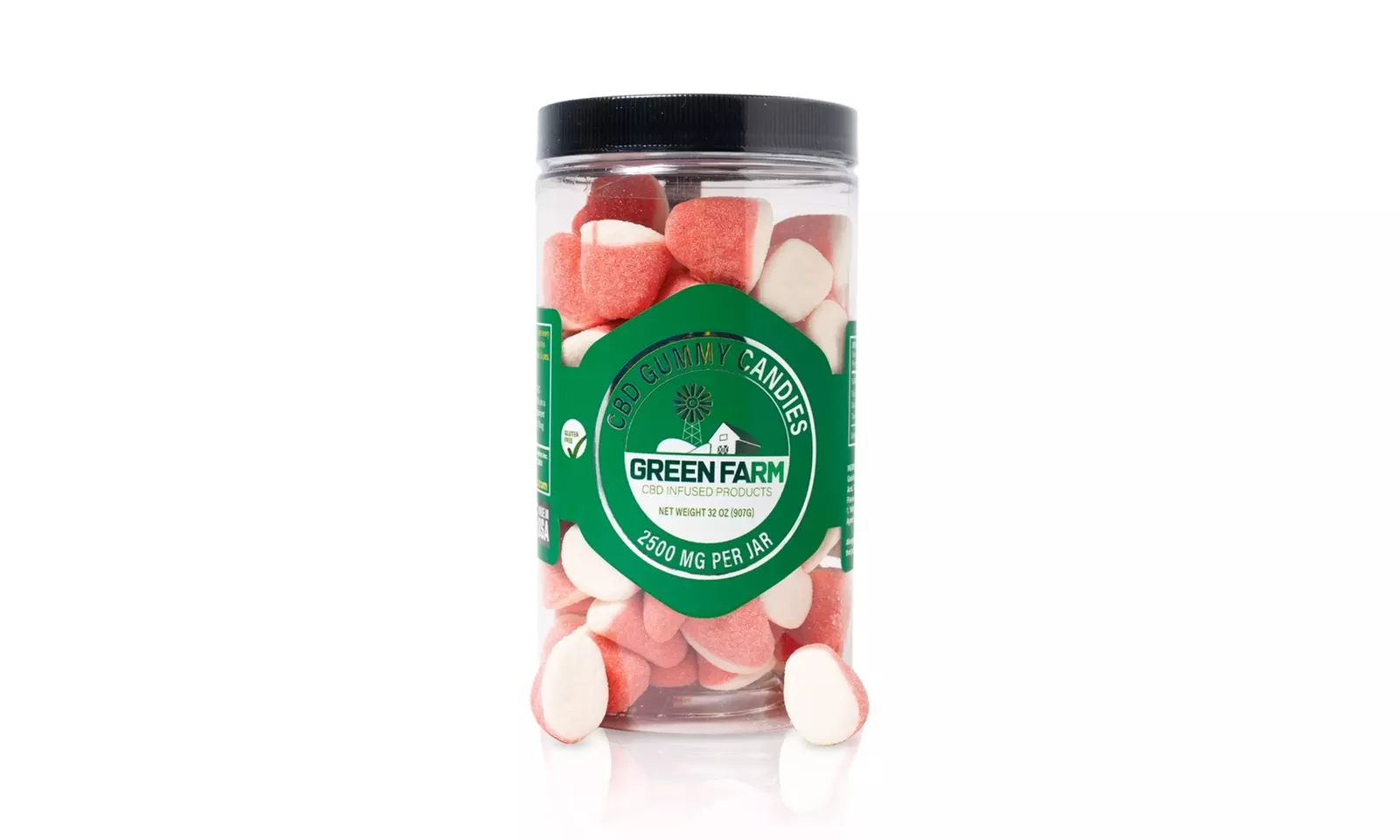 Fruit Flavored Gummies with 100% Organic CBD (500MG - 5000MG) from Green Farm